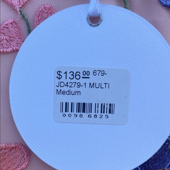 Storia Sheer Dress with Full Length Liner and Floral Embroidery - Picture 3 of 13